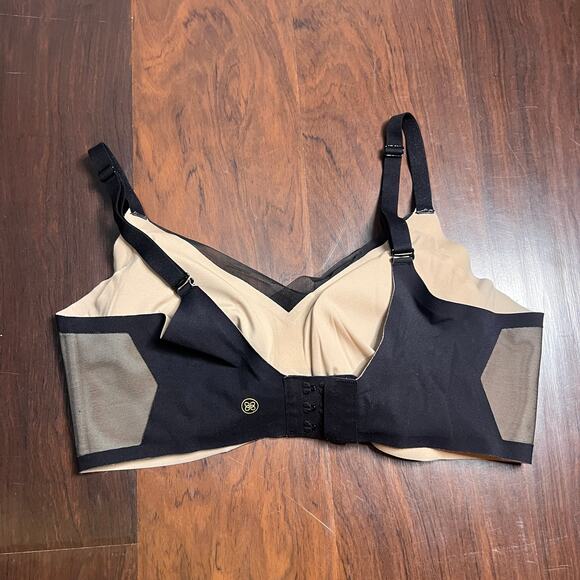 Honeylove CrossOver Wireless Black Bra Size Large - Picture 4 of 8